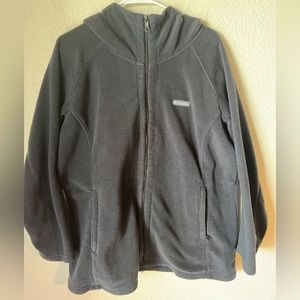 Columbia Womens Plus  Benton Springs II long fleece hoodie jacket